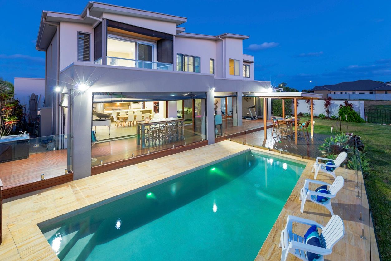 Modern residential property with pool